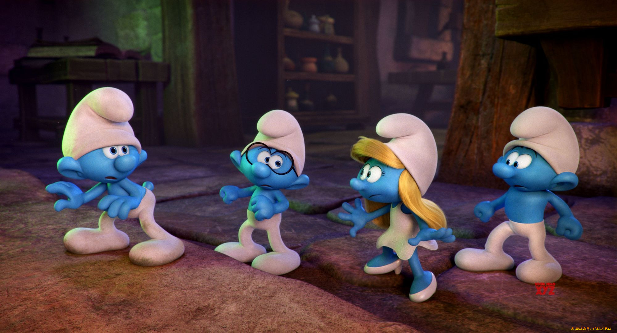 , smurfs,  the lost village, , , 3, , , 